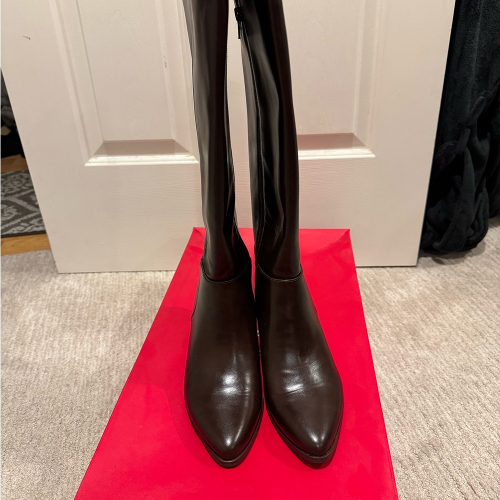 Elegant Brown Knee-High Women's Boots